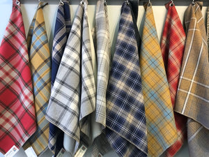 Brentwood Plaid hanging on the wall